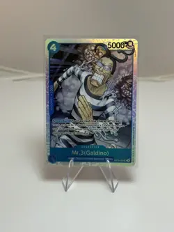 Mr.3(Galdino)(56)OP16-056 SR Super Rare One Piece TCG The Time of Battle Foil NM - Image 1