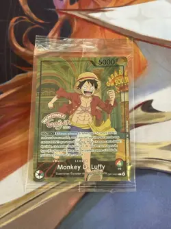 One Piece TCG Grevin Museum Luffy French Leader Promo - Image 3