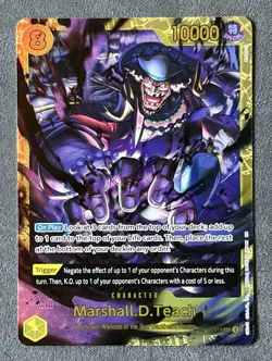 Marshall.D.Teach OP16-119 SEC English The Time of Battle - One Piece Card - NM - Image 1