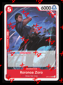 Roronoa Zoro Playset - OP11-016 x4 - A Fist of Divine Speed - One Piece TCG - Image 1