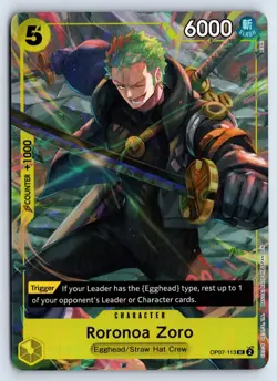 Roronoa Zoro (Moderately Played) Illustration Box Vol.3 OP07-113 One Piece - Image 1