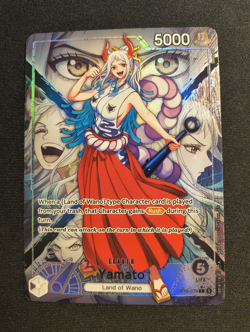 Bandai One Piece Card Game Yamato OP06-079 Leader Alt Art Foil ENG - Image 1