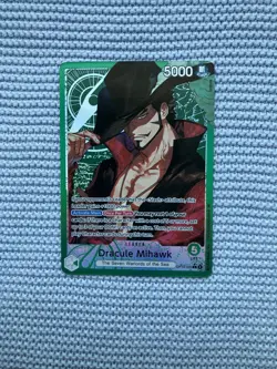 Dracule Mihawk - OP14-020 (Alternate Art) - The Azure Sea's Seven | One Piece - Image 1