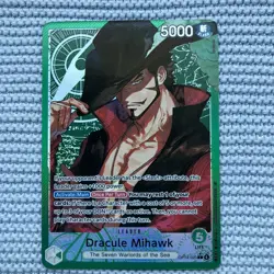 Dracule Mihawk - OP14-020 (Alternate Art) - The Azure Sea's Seven | One Piece - Image 2