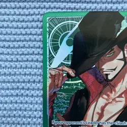 Dracule Mihawk - OP14-020 (Alternate Art) - The Azure Sea's Seven | One Piece - Image 3