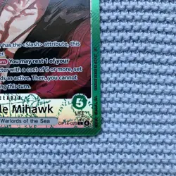 Dracule Mihawk - OP14-020 (Alternate Art) - The Azure Sea's Seven | One Piece - Image 5
