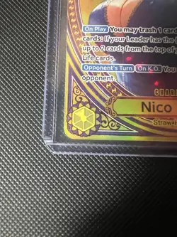 Bandai One Piece CCG Nico Robin EB03-055 SP SR Alt Art Foil (English) - Image 3