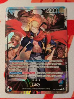 Lucy 2026 One Piece Adventure on Kami's Island Alternate Art #OP15-002 - Image 1