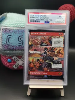 Maximum Carnage (Borderless Foil) #225 - Marvel's Spider-Man - PSA 10 - POP 4! - Image 1