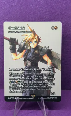 Cloud Strife - Najeela, the Blade-Blossom (Showcase) Final Fantasy MTG 0042 - Image 1
