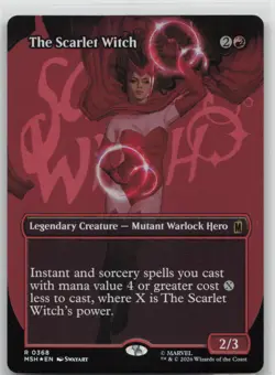 The Scarlet Witch (Borderless) 368 Marvel Super Heroes Foil B101 - Image 1
