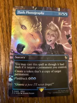 BORDERLESS FOIL Flash Photography Commander: Final Fantasy NM/M - Image 1