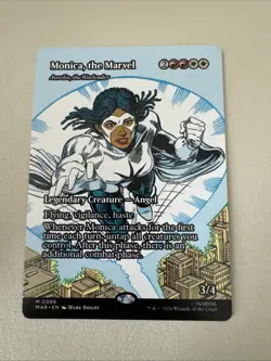 MTG Aurelia, the Warleader (Monica, the Marvel) Borderless - Marvel Universe - Image 1