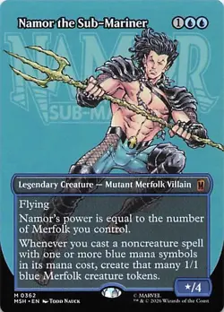 Marvel Super Heroes #362 Namor the Sub-Mariner (Borderless) (0362) - Image 1
