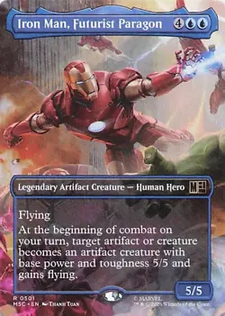 Commander: Marvel Super Heroes #501 Iron Man, Futurist Paragon (Borderless) - Image 1