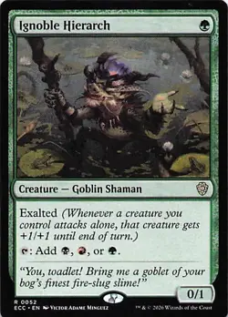 Commander: Lorwyn Eclipsed #52 Ignoble Hierarch - Image 1