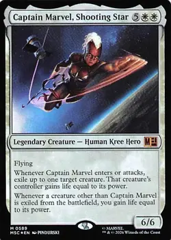 Commander: Marvel Super Heroes #589 Captain Marvel, Shooting Star - Image 1