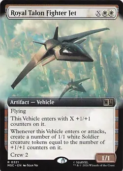 Commander: Marvel Super Heroes #321 Royal Talon Fighter Jet (Extended Art) - Image 1
