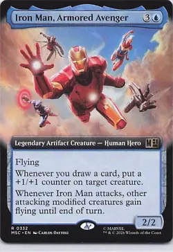 Commander: Marvel Super Heroes #332 Iron Man, Armored Avenger (Extended Art) - Image 1
