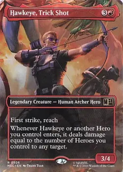 Commander: Marvel Super Heroes #506 Hawkeye, Trick Shot (Borderless) - Image 1