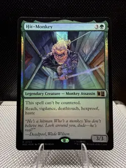 Hit-Monkey Marvel Super Heroes #0723 Rare Foil MTG NP - Image 1