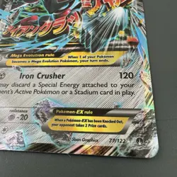 M Scizor EX Mega 77/122 Breakpoint XY Pokemon Card - Image 5