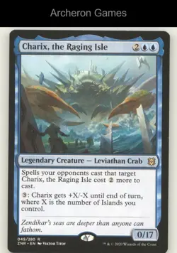 Charix, the Raging Isle 49 R MTG Card Zendikar Rising - Image 1