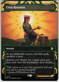 MTG Crop Rotation NM Secrets of Strixhaven: Mystical Archive Magic 51 - Image 1