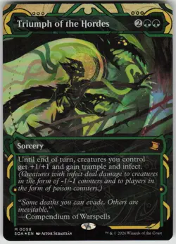 MTG Triumph of the Hordes Foil NM Secrets Strixhaven: Mystical Archive Magic 59 - Image 1