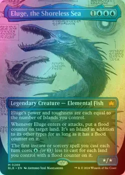 Eluge, the Shoreless Sea - FIELD NOTES SHOWCASE FOIL NM (MTG Bloomburrow 288) - Image 1