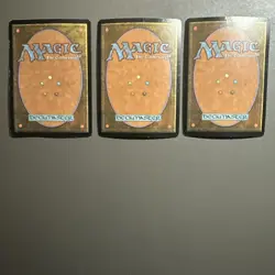 MTG✨Arena League 1998 Promo PLAINS FOIL x3 Urza’s Saga HP / D condition see pics - Image 2