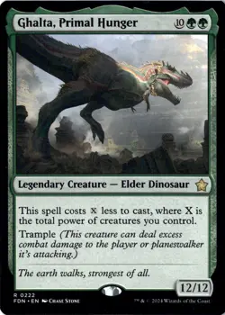 Ghalta, Primal Hunger R Foundations 222 NM - Image 1