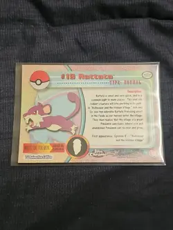 Pokemon Card - 2000 Topps Chrome Series 1 Rattata #19 Holo Foil - Image 2