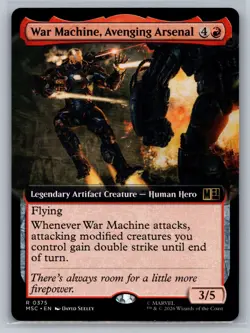 Commander: Marvel Super Heroes War Machine, Avenging Arsenal (Extended Art) 375 - Image 1