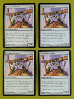 Arcbound Worker x4 Darksteel 4x Playset Magic the Gathering MTG - Image 1