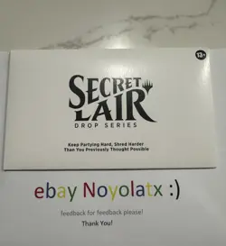 MTG Secret Lair x Keep Partying Hard, Shred Harder Than You - Non-Foil - Sealed - Image 1