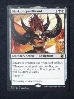 Mask of Griselbrand - MID - Mtg Card #7BQ - Image 1