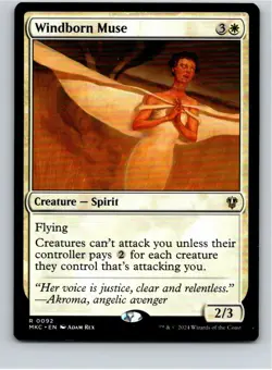 Magic the Gathering Windborn Muse Commander: Murders at Karlov Manor MTG - Image 1