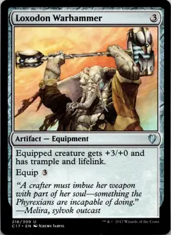 Loxodon Warhammer 216 Uncommon Commander 2017 MTG Near Mint - Image 1