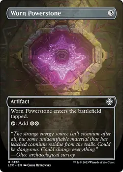 WORN POWERSTONE mtg NM-M Commander Lost Caverns of Ixalan 1 Unc - Image 1