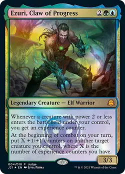 MTG FOIL Ezuri, Claw of Progress (Judge) - Promo #004 - Image 1