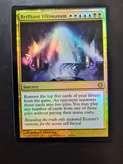 Wizards of the Coast Magic: The Gathering Brilliant Ultimatum Foil Rare 159/249 - Image 1