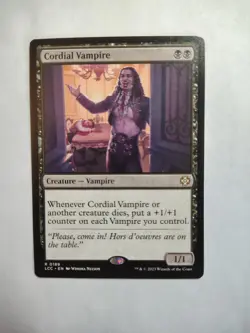 Cordial Vampire 189 Commander: The Lost Caverns of Ixalan Magic: The Gathering - Image 1