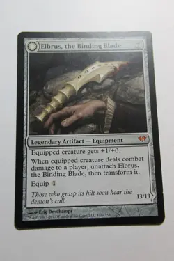 MTG Elbrus the Binding Blade x1- -Dark Ascension-Lightly Played - Image 1