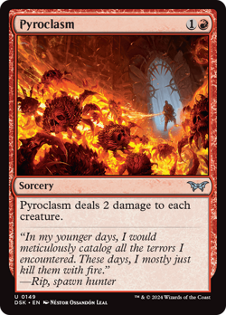 x4 Pyroclasm DSK Duskmourn MTG 149 UNCOMMON M/NM 4x - Image 1