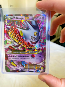 Mega M Gengar EX - XY166 TCG Pokemon Card - XY Phantom Forces Holo Promo - Image 1