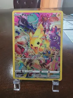 Pikachu (Secret) 160/159 SWSH: Crown Zenith Holo Full Art English Pokemon TCG - Image 1
