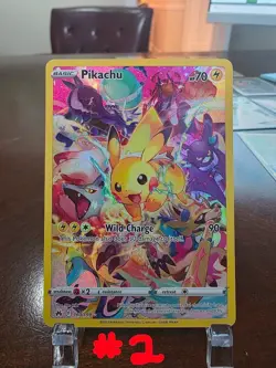 Pikachu (Secret) 160/159 SWSH: Crown Zenith Holo Full Art English Pokemon TCG - Image 4
