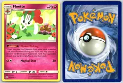 Floette 151/236 Uncommon Cosmic Eclipse Pokemon NM kudo - Image 3