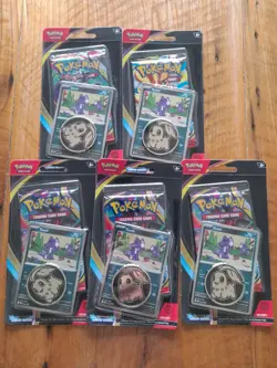 Pokemon TCG Chaos Rising Lot of 5 Toxel Checklane Blisters Factory Sealed - Image 1